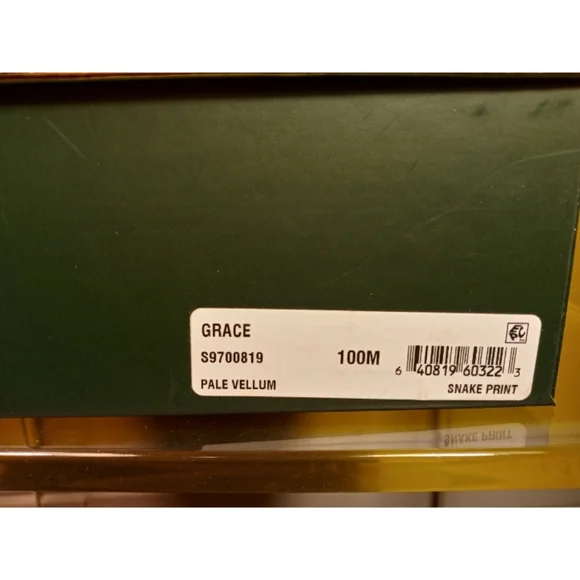 Kate Spade leather vellum snake print chunky heeled sandals 10 - Picture 8 of 12